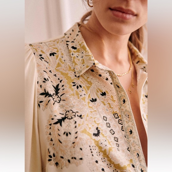 NWT Sézane Claudio shirt - Picture 5 of 5